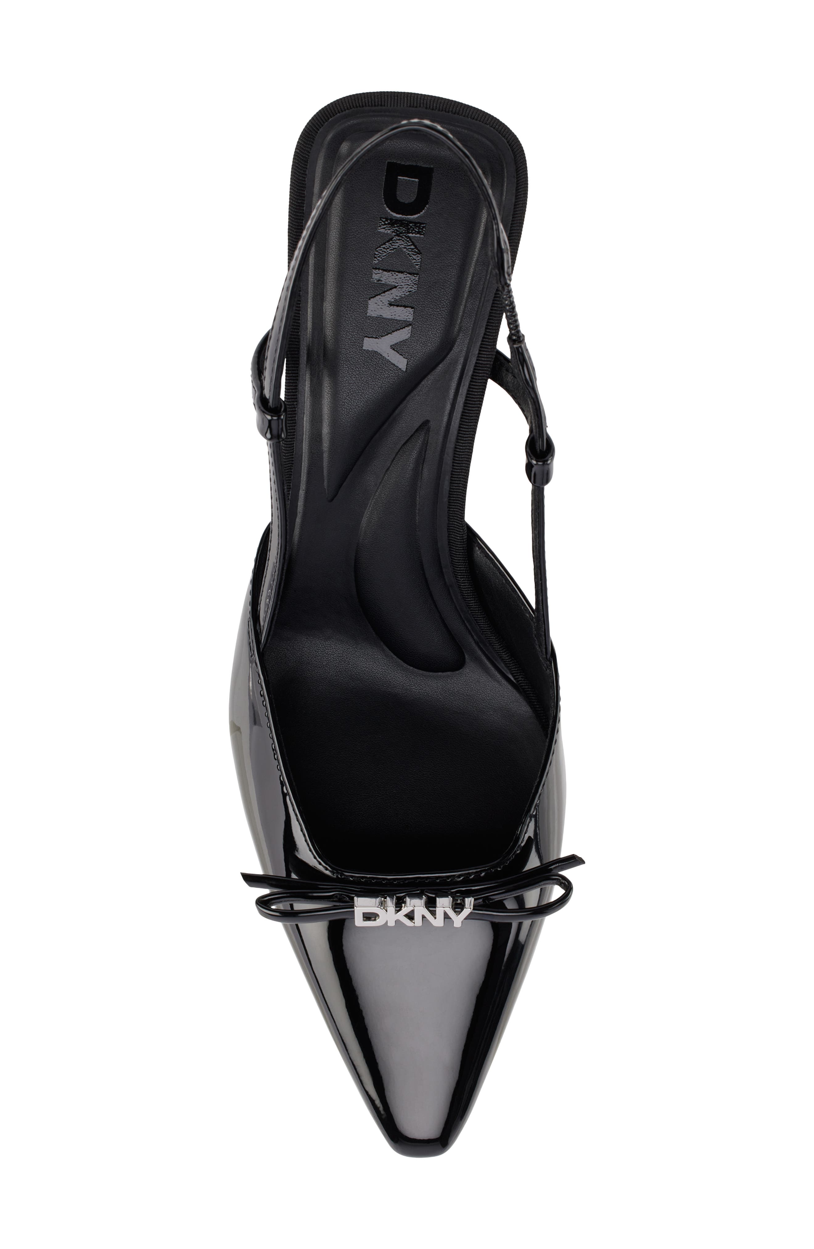 DKNY Carline Slingback Pump, Alternate, color, Black