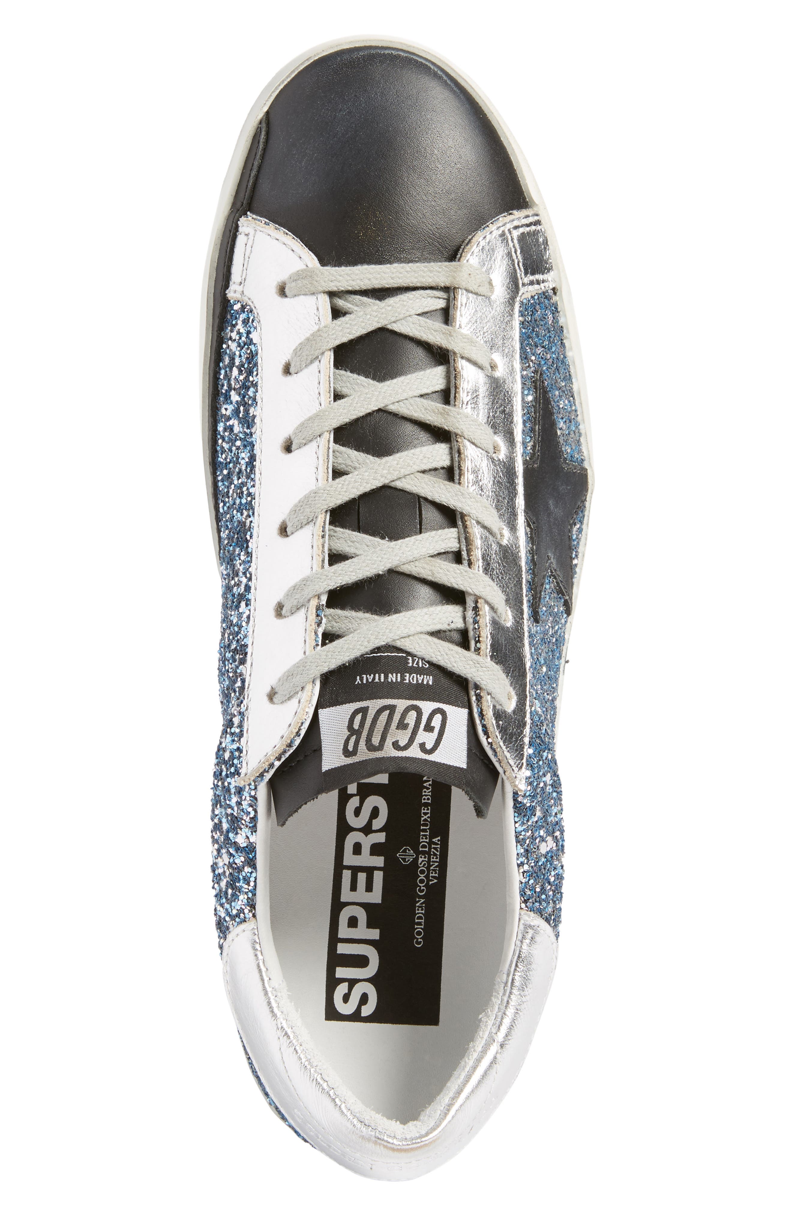 Golden Goose Superstar Glitter Sneaker, Alternate, color, 