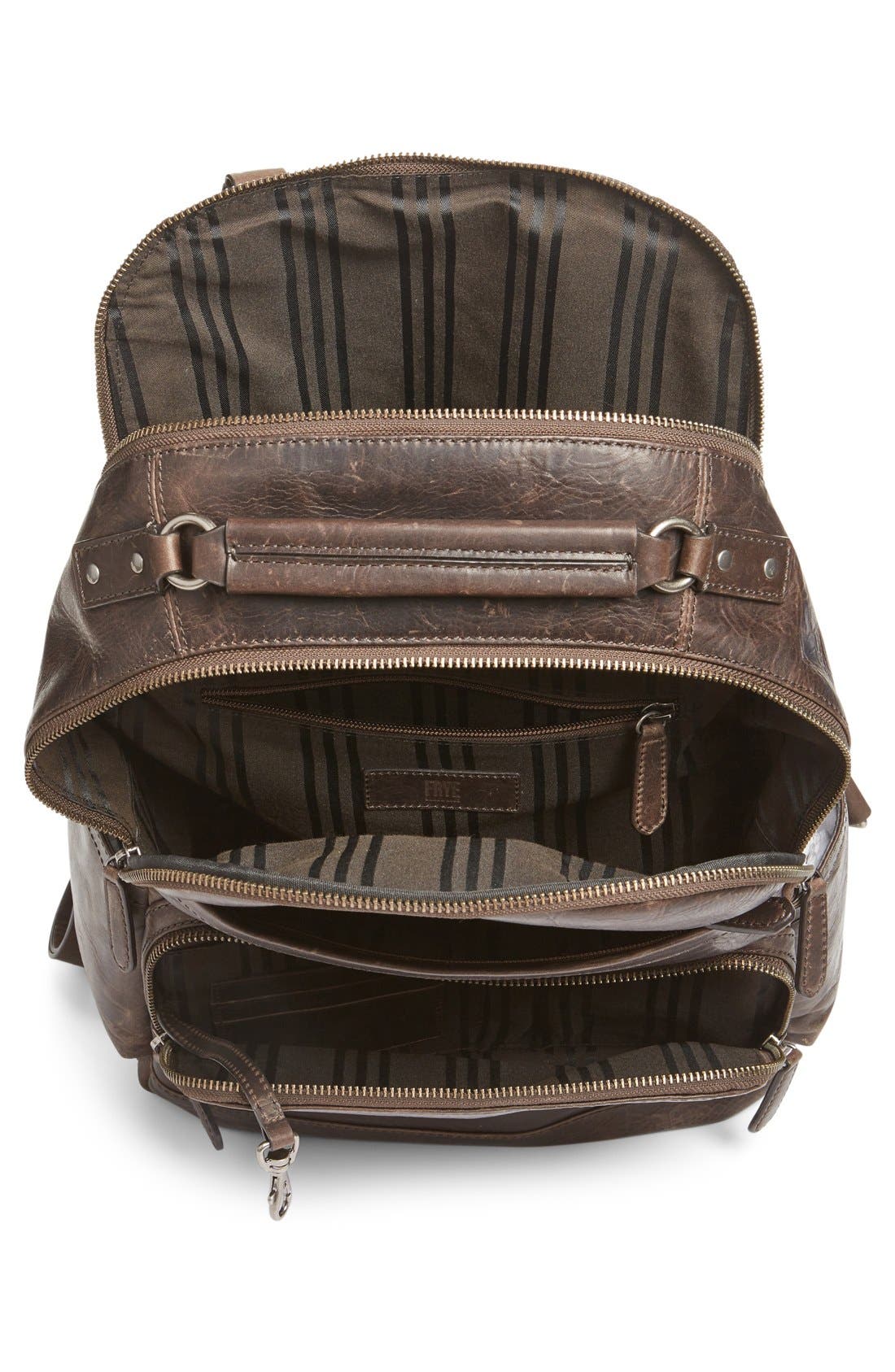 Frye 'Logan' Leather Backpack, Alternate, color, 
