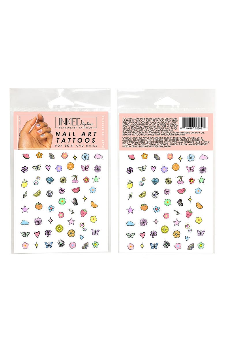 INKED by Dani Daisy Dreams Assorted Nail Art, Alternate, color, 