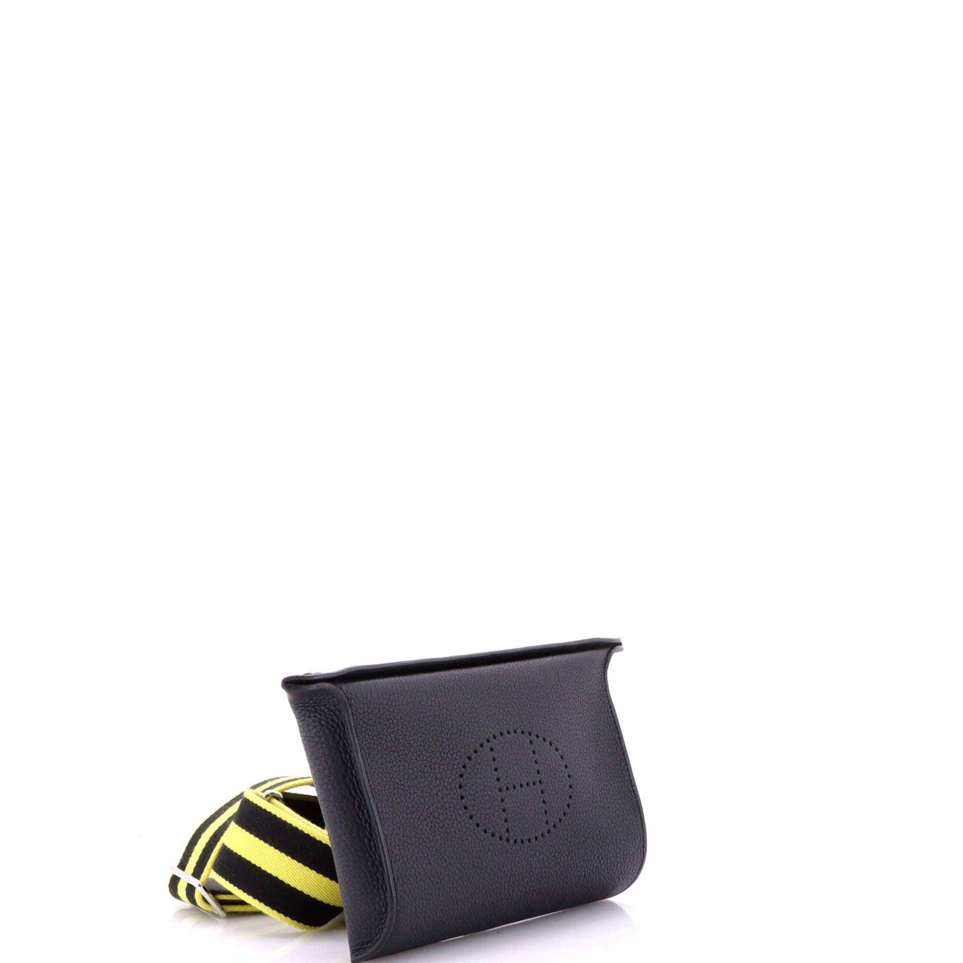 Pre-Owned Hermes Videpoches Bag Togo, Alternate, color, Noir
