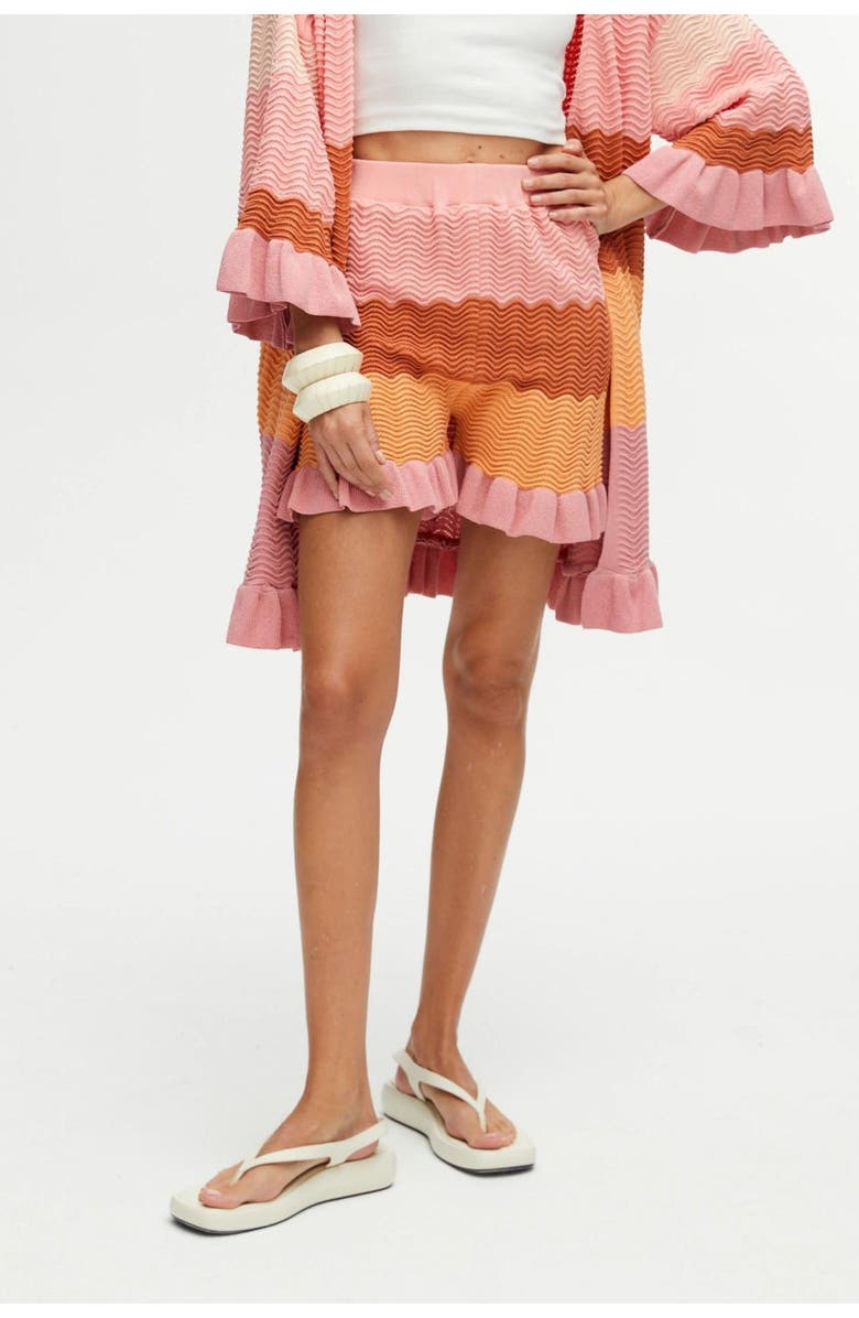 Nocturne High-Rise Flounce Shorts, Main, color, 