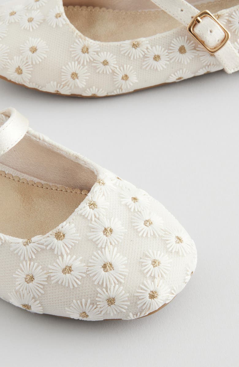 NEXT Kids' Embroidered Daisy Mary Jane Flat, Alternate, color,