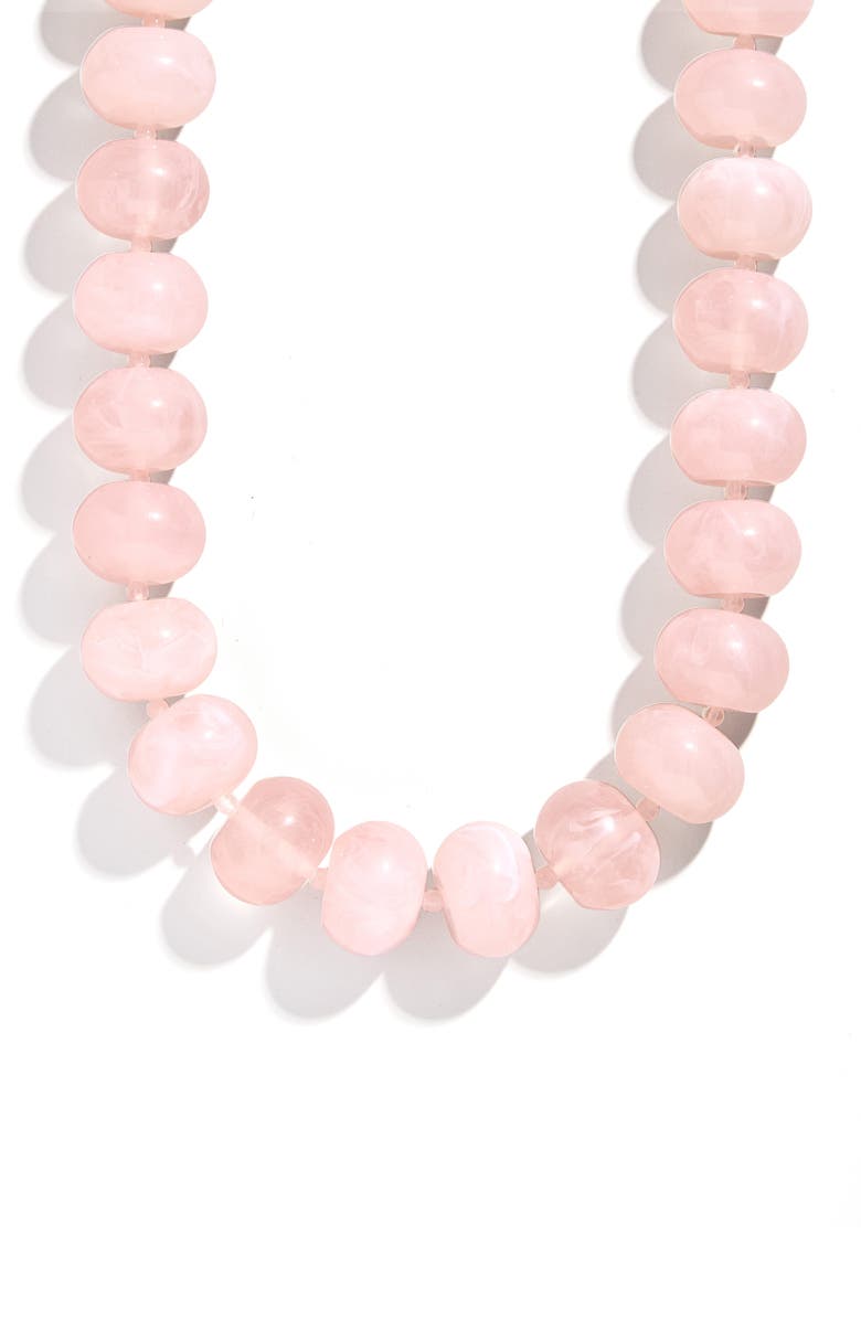 BaubleBar Joan Necklace, Main, color, Pink
