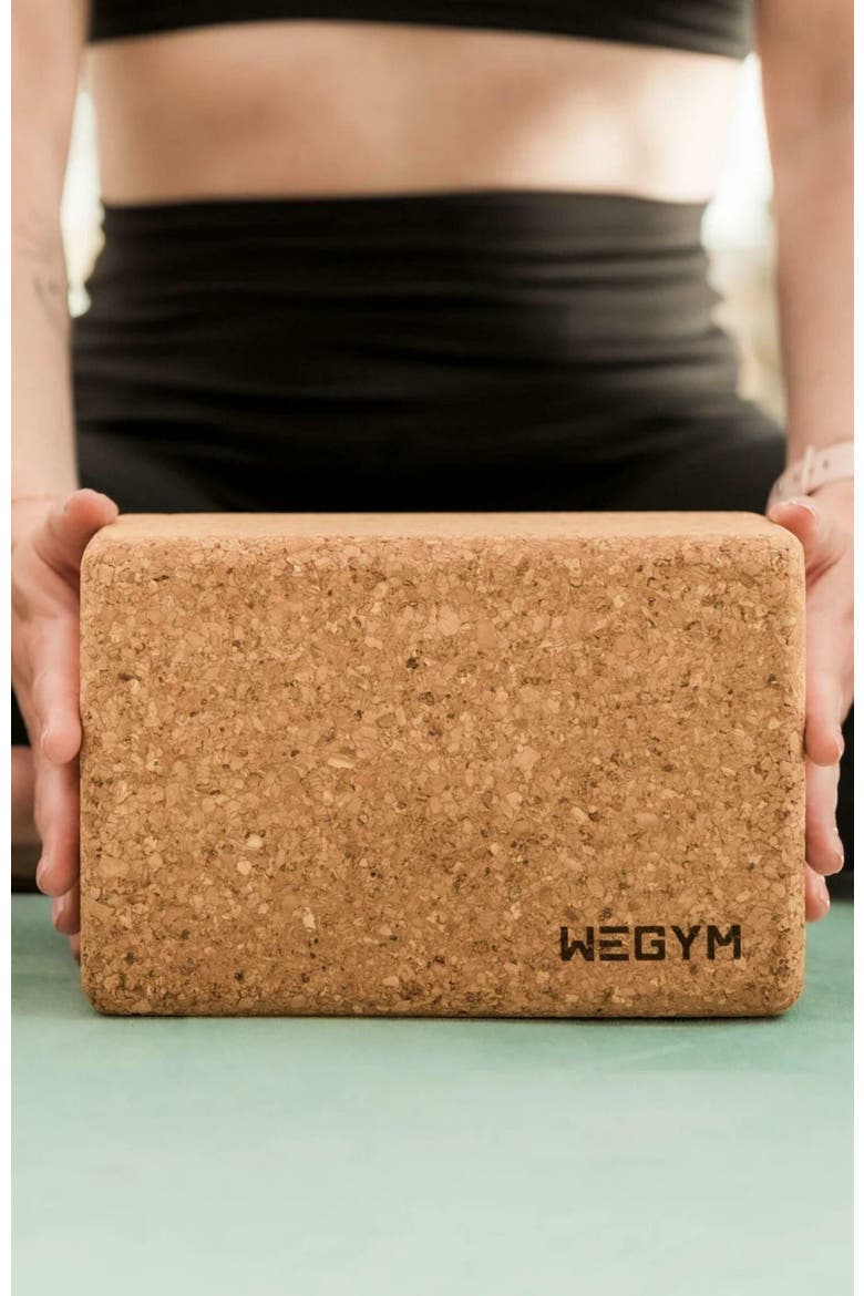 Exercise Block - Cork, Alternate, color, Cork