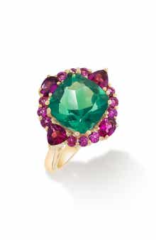 YS GEMS Teal Reverie Ring