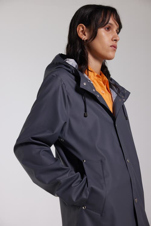 Stutterheim Stockholm Lightweight Raincoat In Gray
