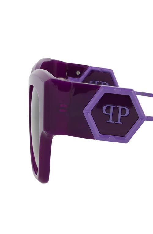 Philipp Plein Cat Eye-frame Acetate Sunglasses In Purple