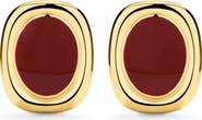 D.LOUISE Bold Oval Statement Earrings