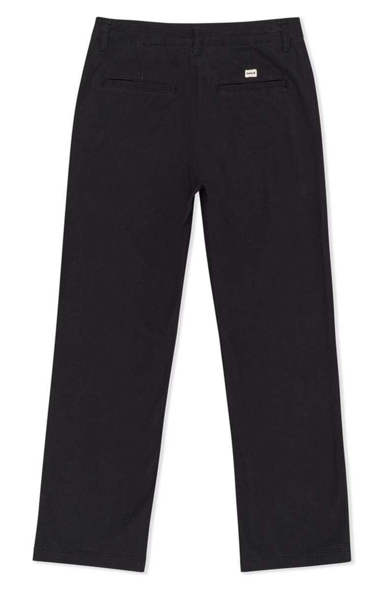 Hurley Rider Straight Leg Pants, Alternate, color, Black