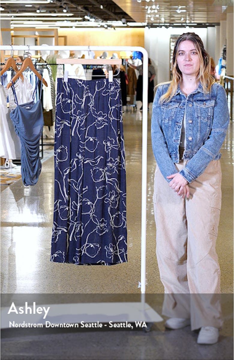 Aureli Floral Wide Leg Pants, sales video thumbnail