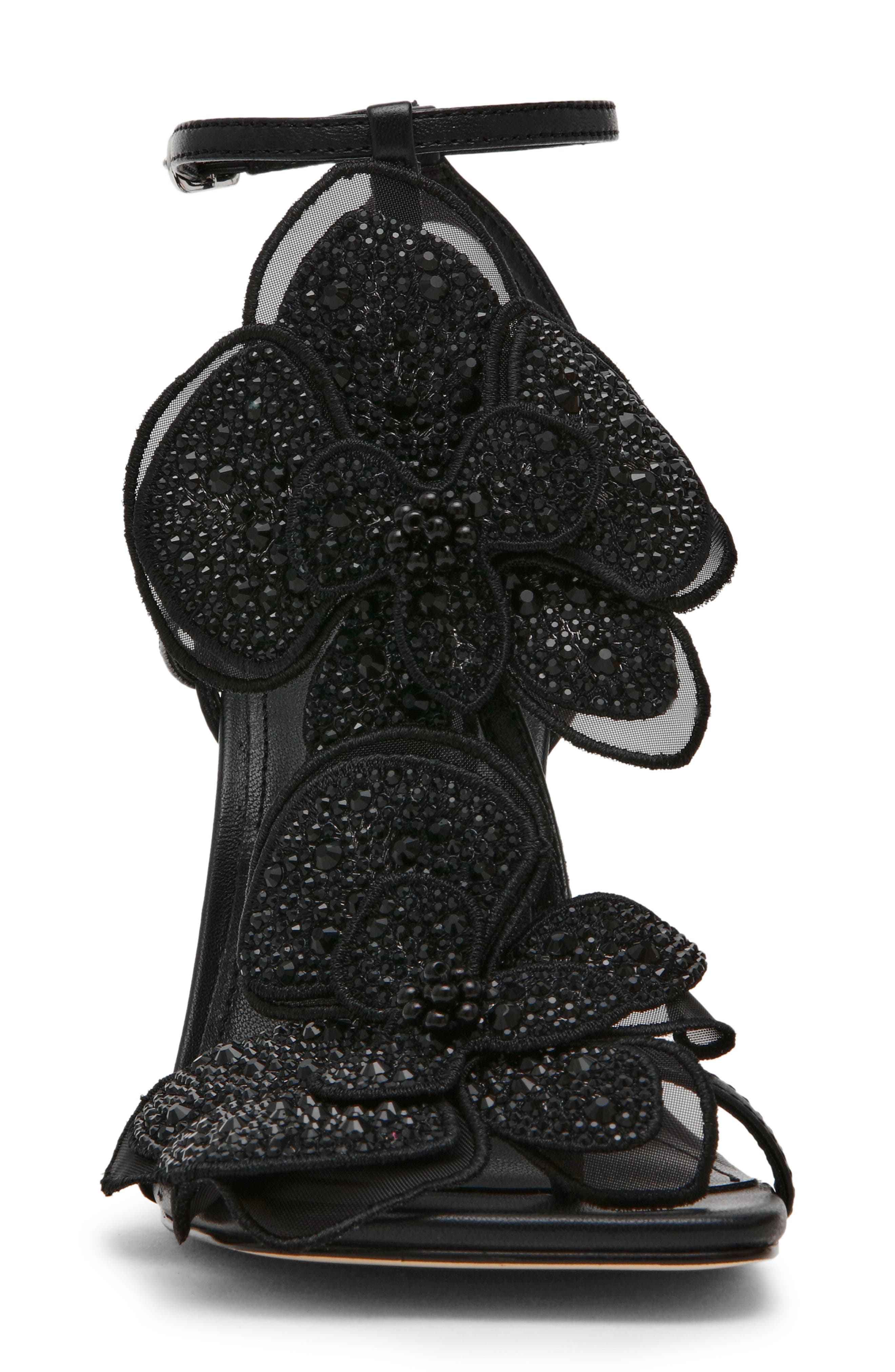 Aries Ankle Strap Sandal, Alternate, color, BLACK