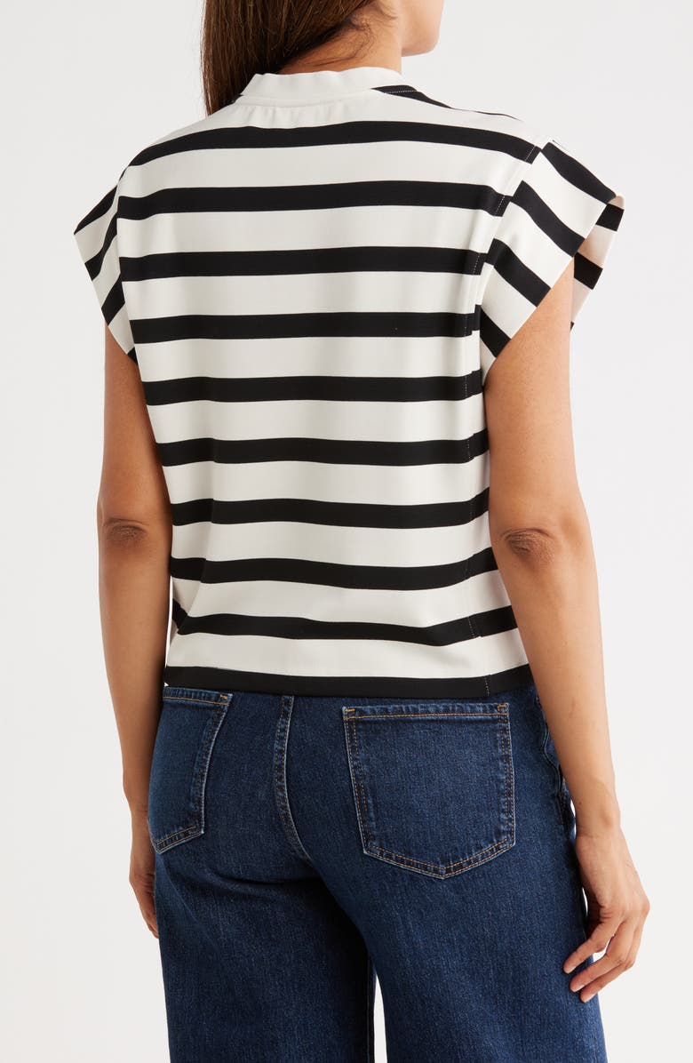 DR2 by Daniel Rainn Stripe Cap Sleeve Top, Alternate, color, 