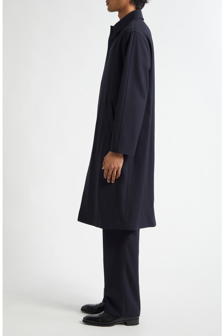 Technical Wool Trench Coat, Alternate, color, NAVY
