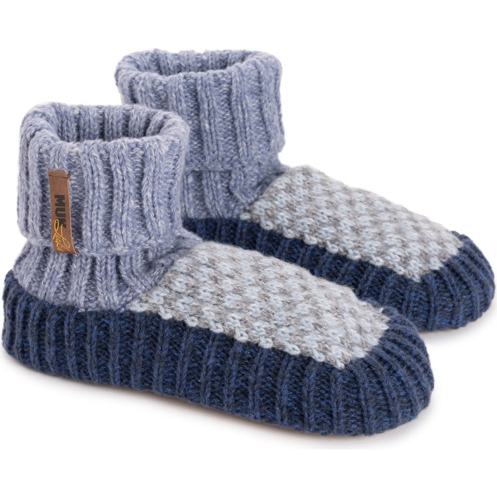 Muk Luks Slipper Socks In Blue