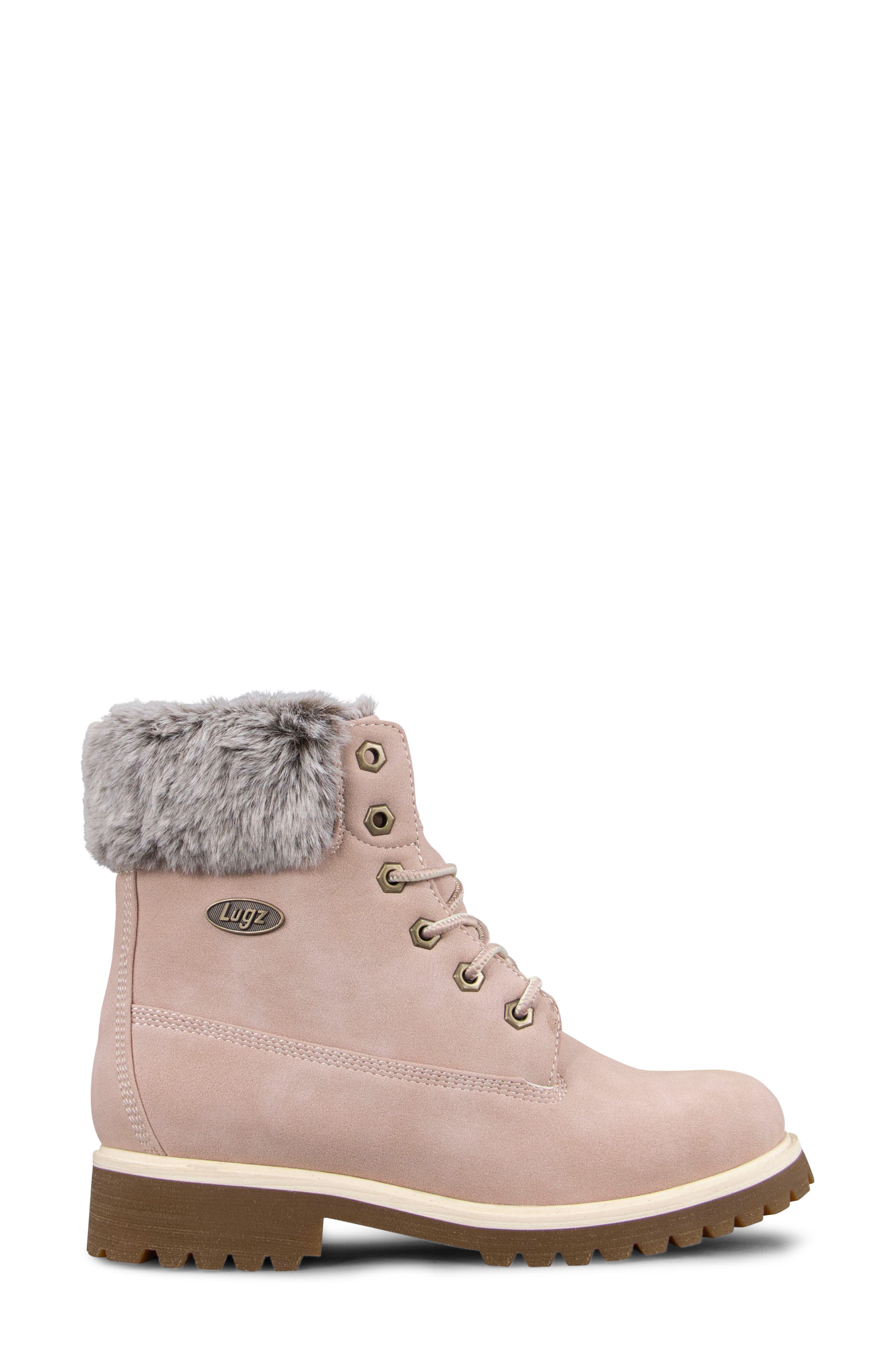 Convoy Faux Fur Boot, Alternate, color, SOFT PINK/BONE/GUM