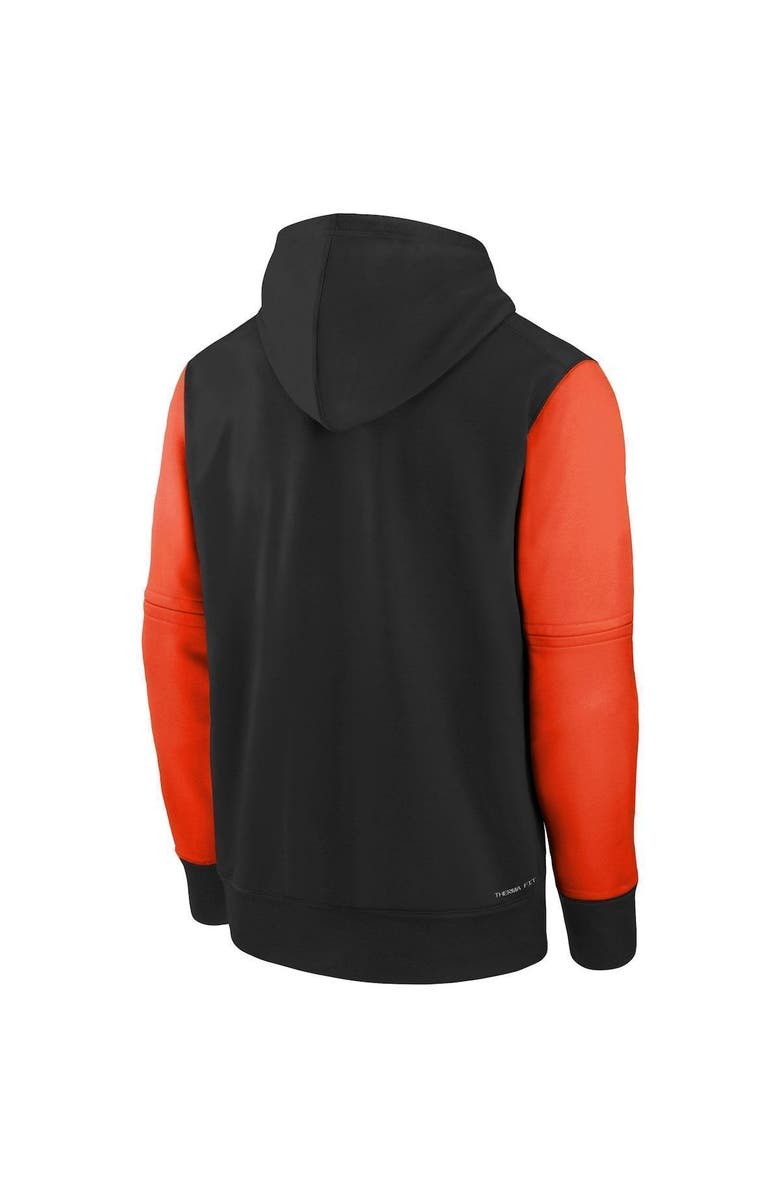 Nike Youth Nike Black/Orange San Francisco Giants Authentic Collection Performance Pullover Hoodie, Alternate, color, 