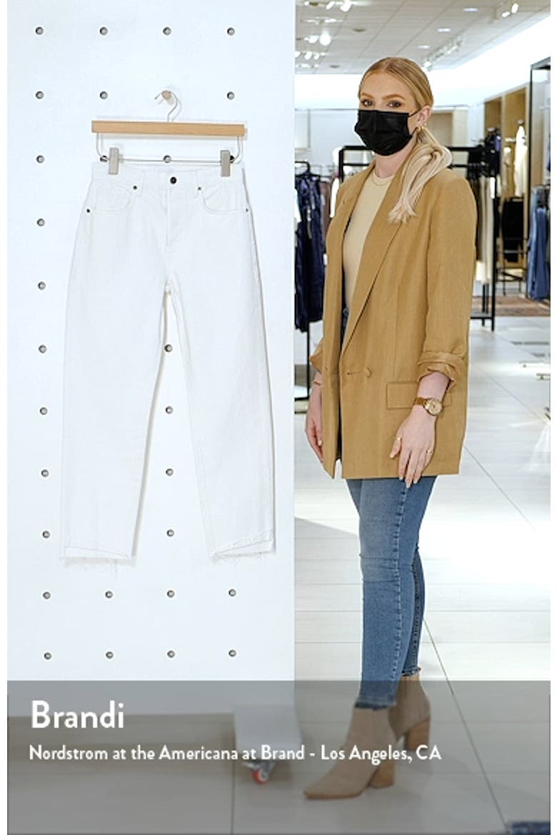 Le Original High Waist Front Cuff Straight Leg Jeans video