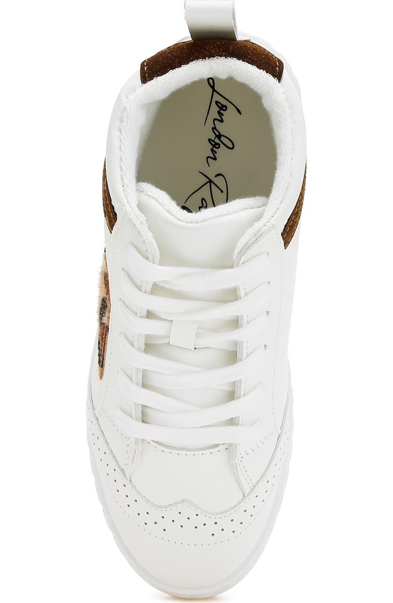 LONDON RAG Sonic Star High Top Sneaker, Alternate, color, White
