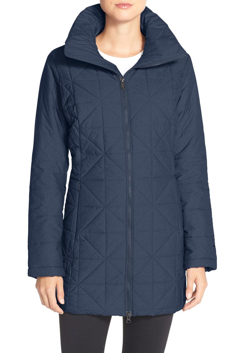 'Arlayne' Insulated Quilted Parka, Main, color, URBAN NAVY