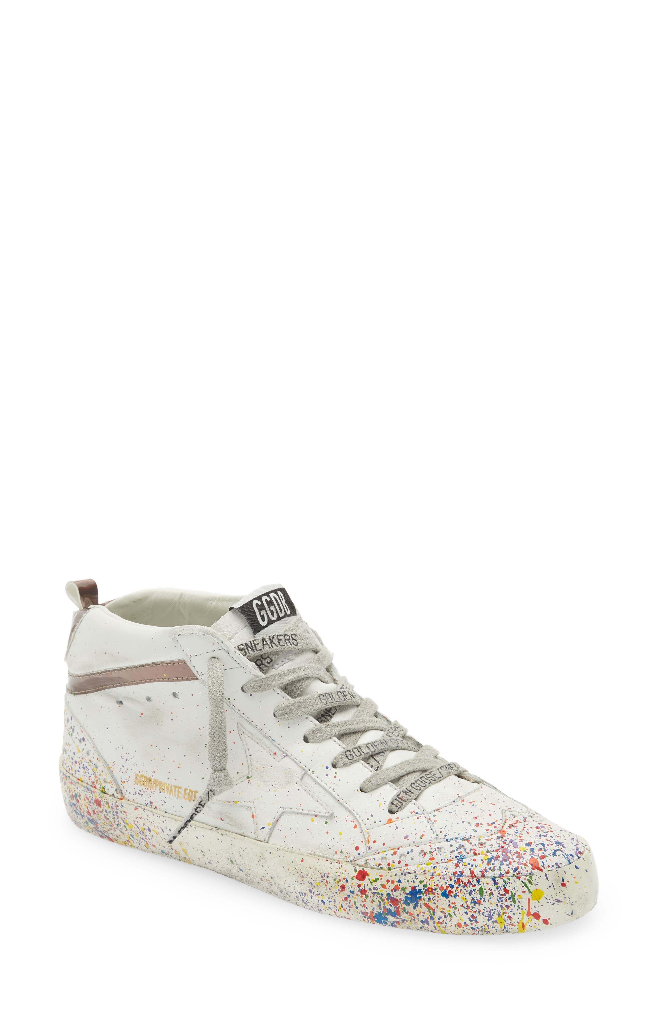 Golden Goose Mid Star Sneaker, Main, color, 