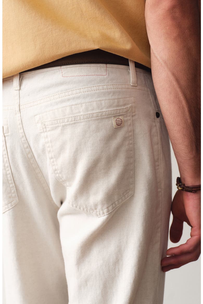 Slim Straight Leg Pants, Alternate, color, NATURAL