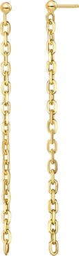 Bony Levy 14K Gold Chain Drop Earrings