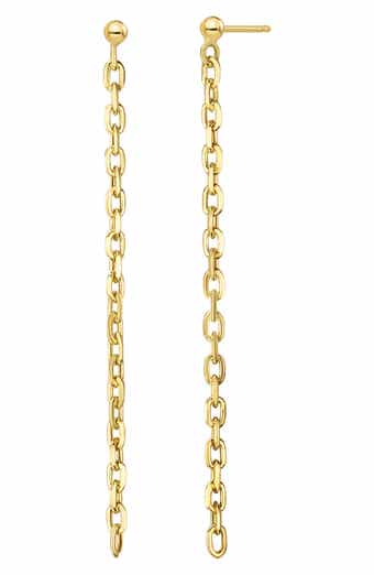 Bony Levy 14K Gold Chain Drop Earrings