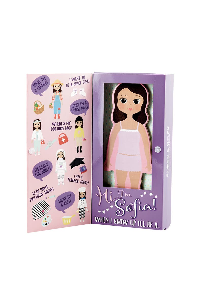 Magnetic Dress Up, Main, color, Sophia
