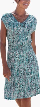 LASCANA Women's Smocked Waist Dress