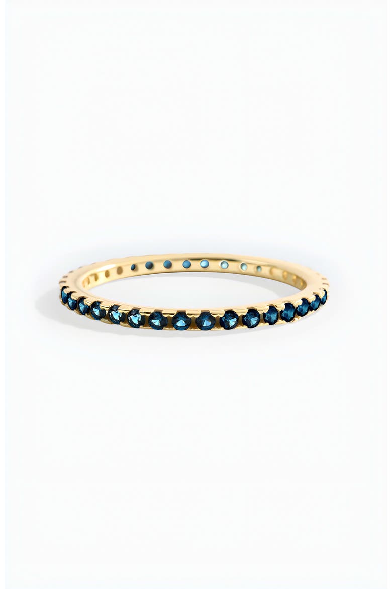 December Birthstone Eternity Stacking Ring, Alternate, color, 18k Gold Over Sterling Silver
