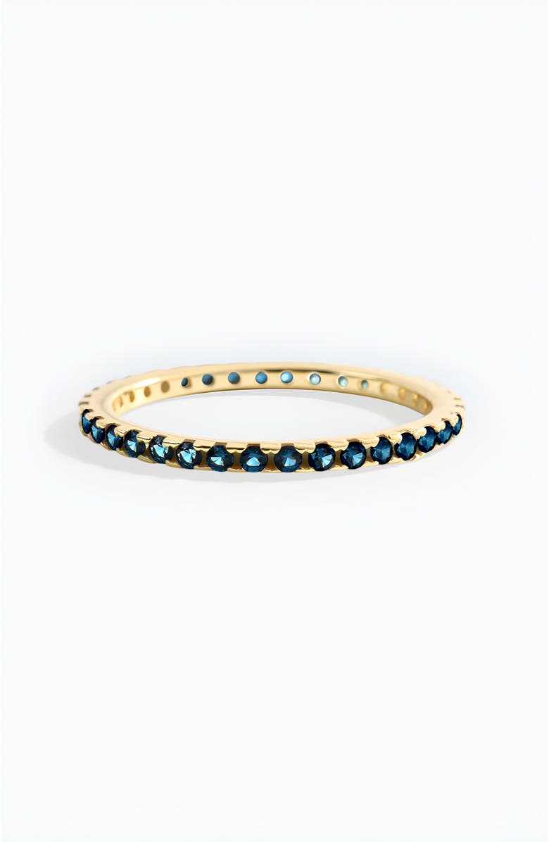 Mint & Lily December Birthstone Eternity Stacking Ring, Alternate, color, 18K Gold Over Sterling Silver