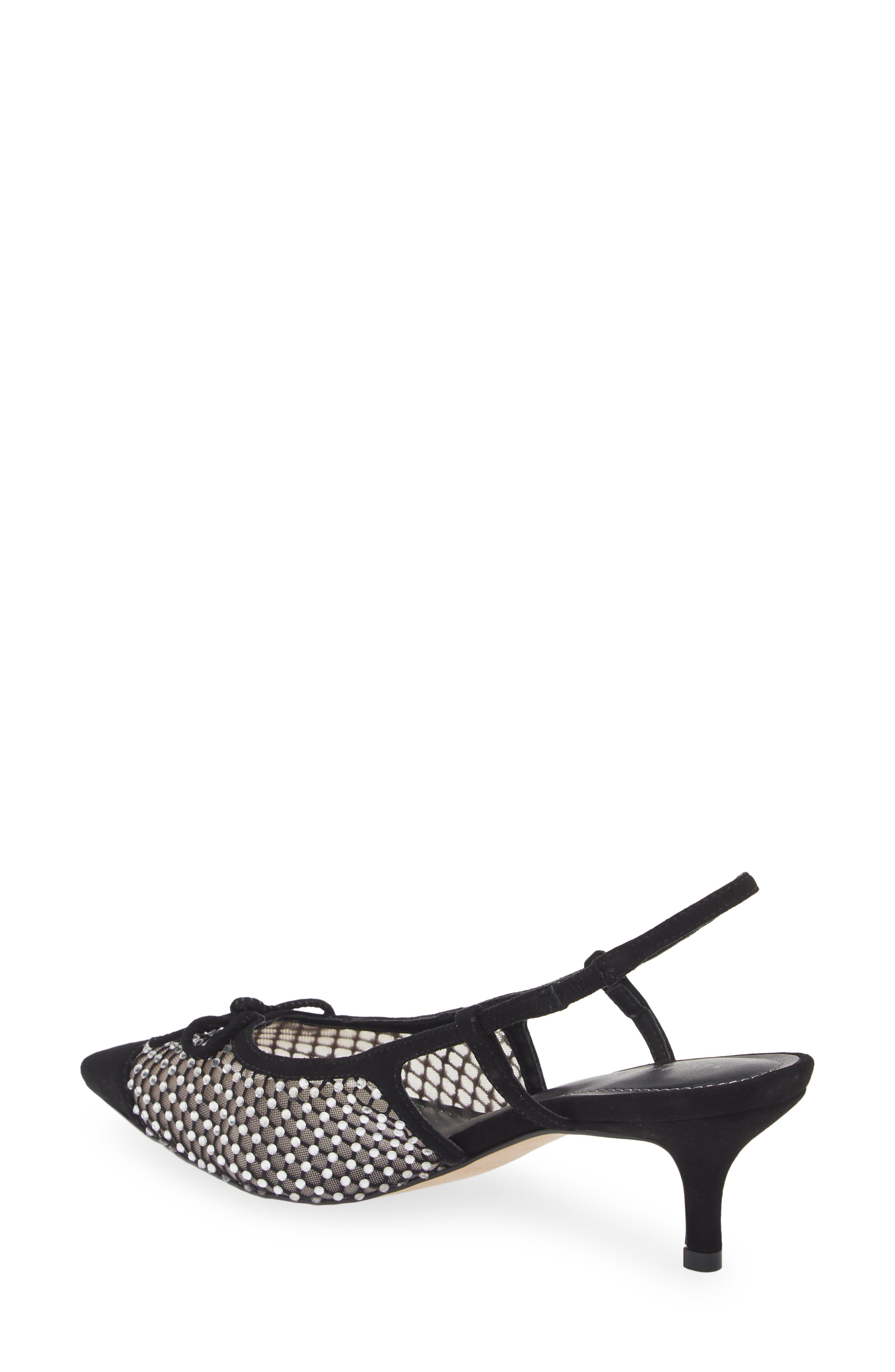 Ted Baker London Relona Crystal Mesh Slingback Pointed Toe Pump, Alternate, color, 