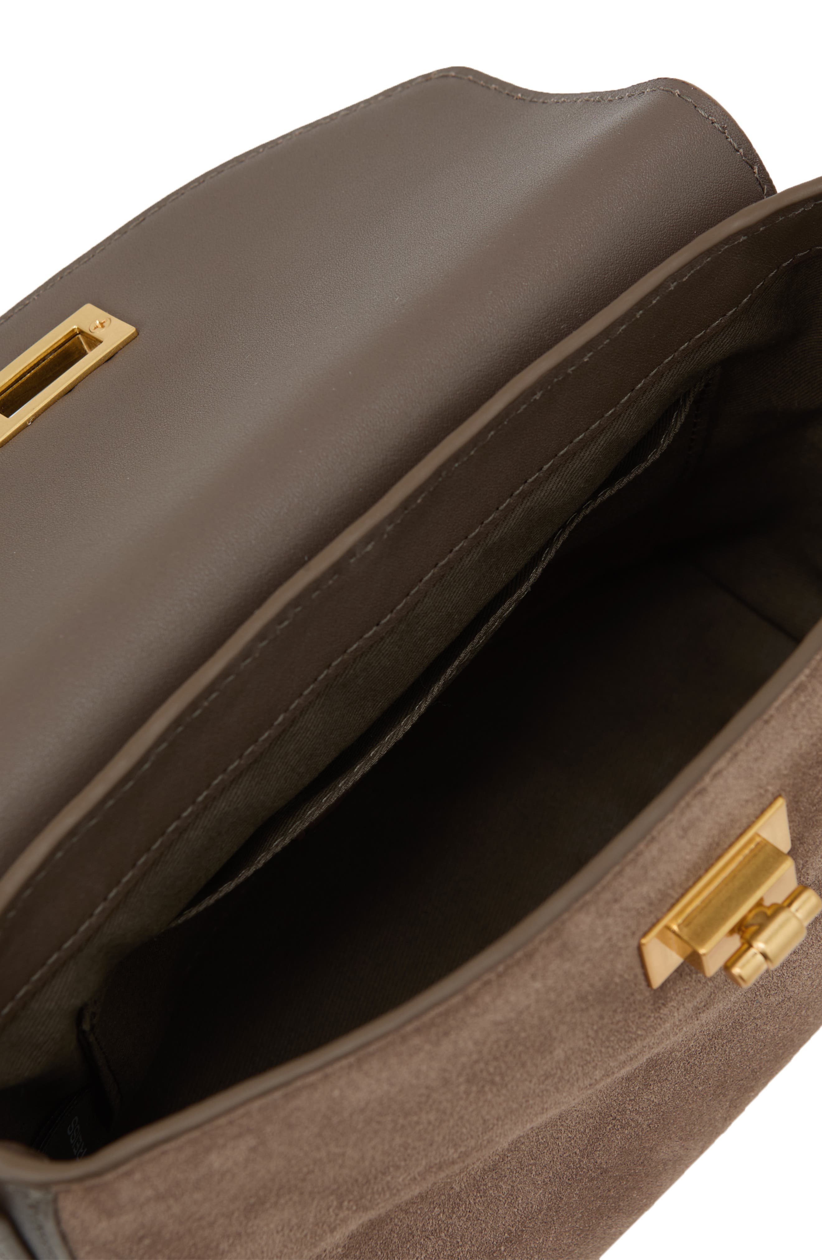 Reiss Brea Crossbody Bag, Alternate, color, Taupe