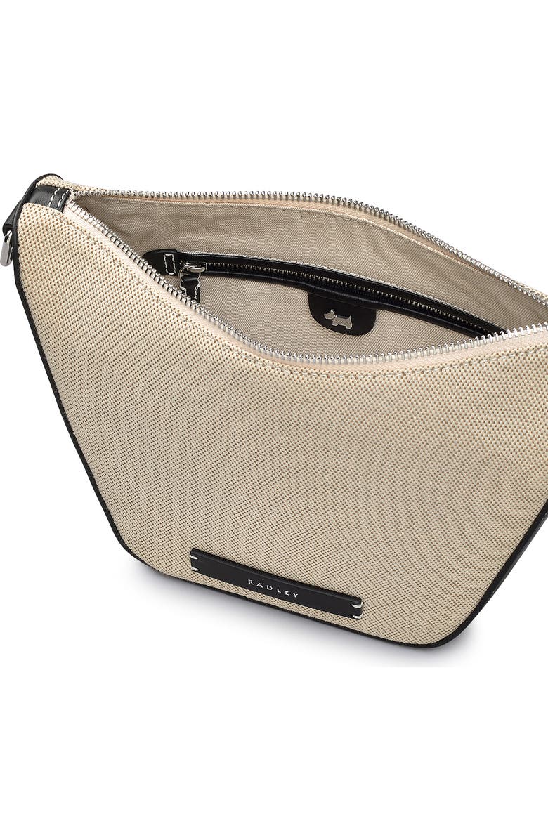 Radley Oak Street - Canvas Small Ziptop Crossbody Bag, Alternate, color, Natural