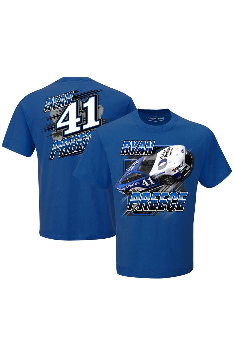 STEWART-HAAS RACING Men's Stewart-Haas Racing Team Collection  Royal Ryan Preece Blister T-Shirt, Main, color, 
