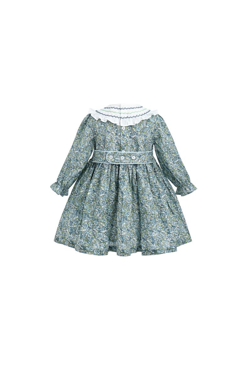 Laurel Smocked Dress, Alternate, color, Navy