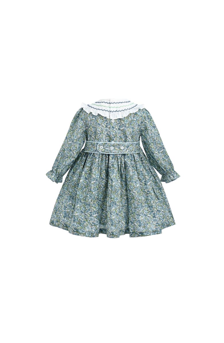 Tulleen Laurel Smocked Dress, Alternate, color, Navy