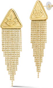 SPHERA MILANO Evil Eye Drop Earrings