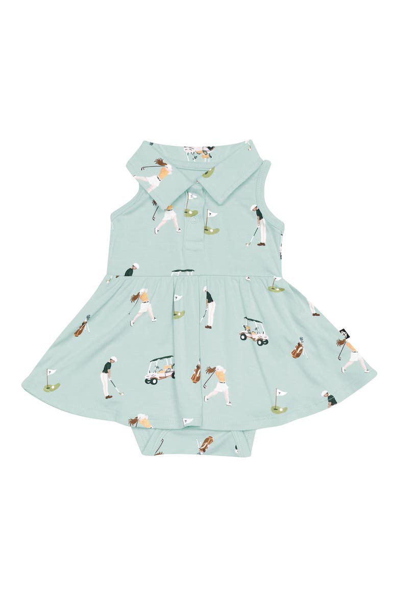 Polo Skirted Bodysuit, Main, color, GOLF