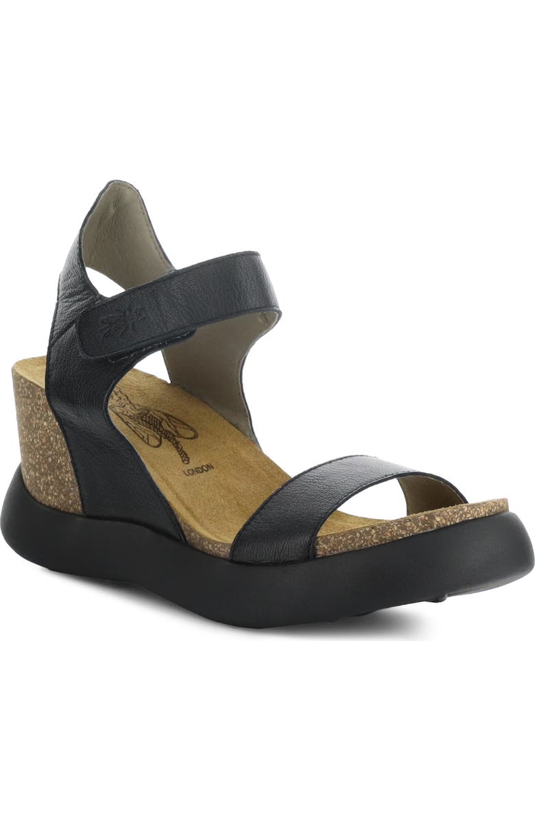 Fly London Gogo Platform Wedge Sandal, Main, color,