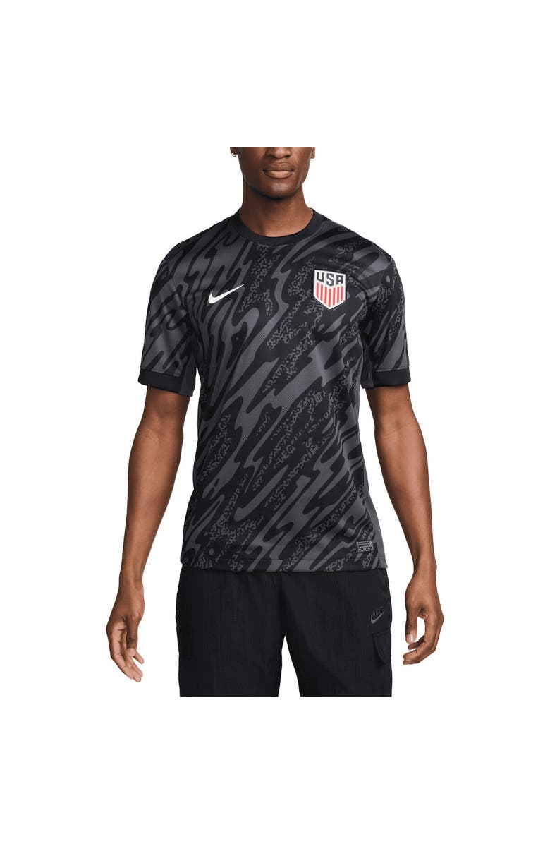 Nike Men's Nike Black USMNT 2024 Goalkeeper Replica Stadium Jersey, Alternate, color, Black