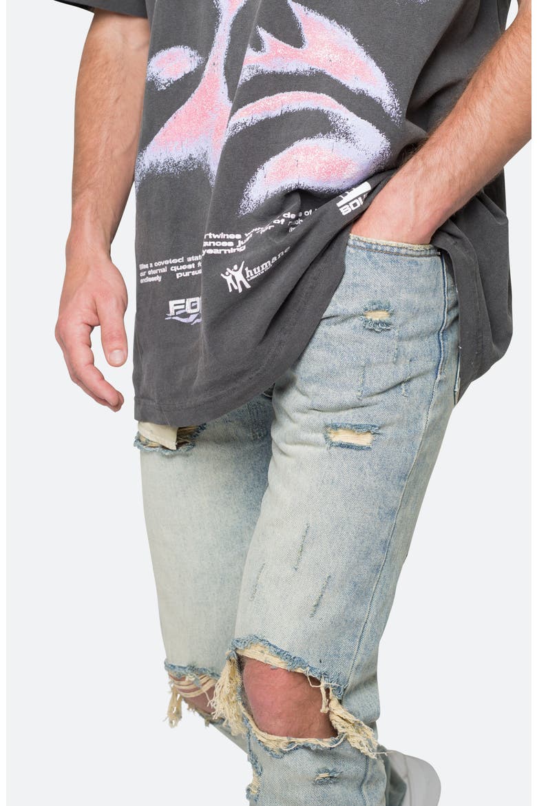 D544 Ripped Straight Leg Jeans, Alternate, color, VINTAGE BLUE