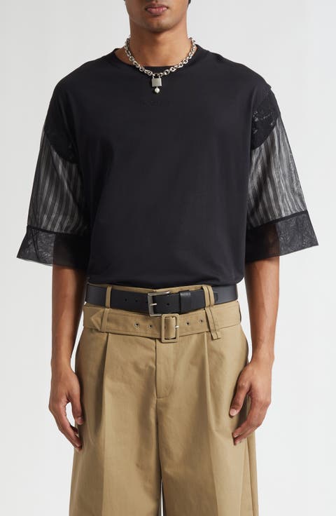 Trapped Lace Patchwork T-Shirt