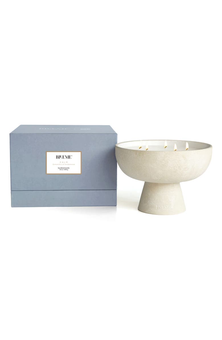 Blueme Calm Giant Ceramic Candle, Main, color,