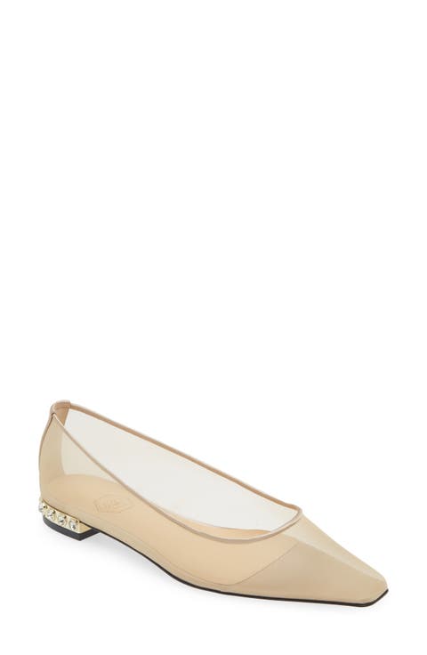 Aurum Square Toe Flat (Women)