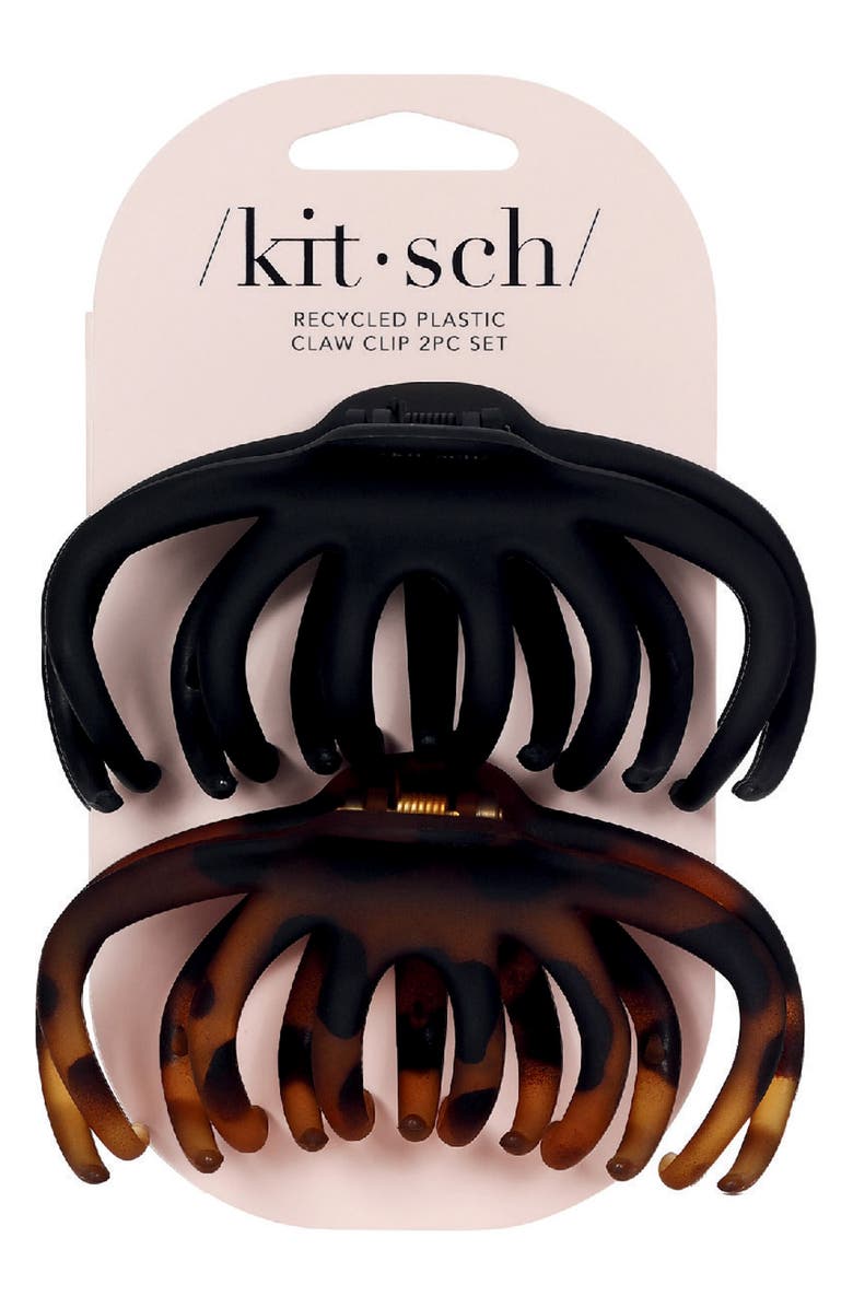 Kitsch Octopus 2-Pack Assorted Claw Clips, Main, color,