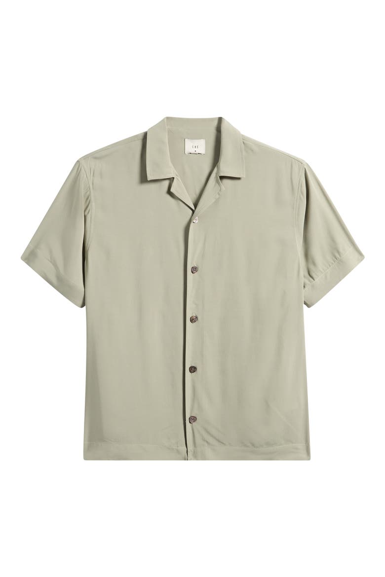 Valbonne Solid Camp Shirt, Main, color, SAGE- 16