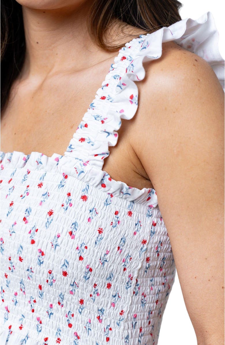 Hope & Henry Women's Organic Smocked Sundress, Alternate, color, Paris Floral