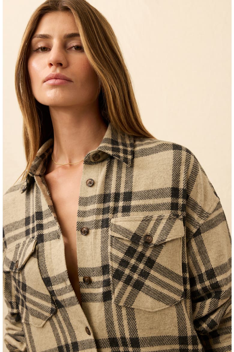 Legend Plaid Overshirt, Alternate, color, LOST TRAILS PLAID